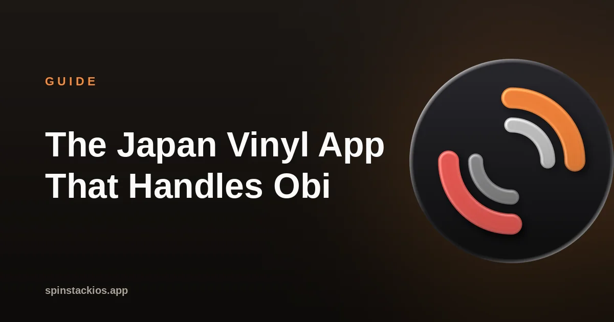 The Japan Vinyl Collecting App That Handles Obi Strips
