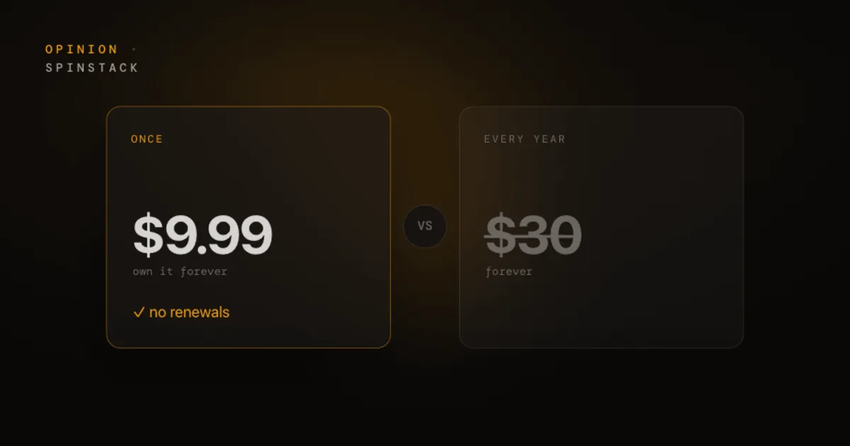 Why One-Time Pricing Beats Subscriptions